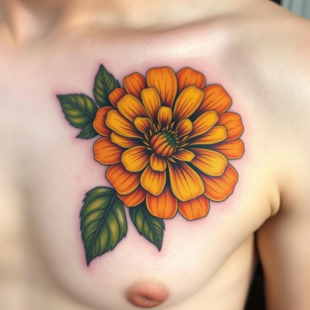 marigold tattoo designs