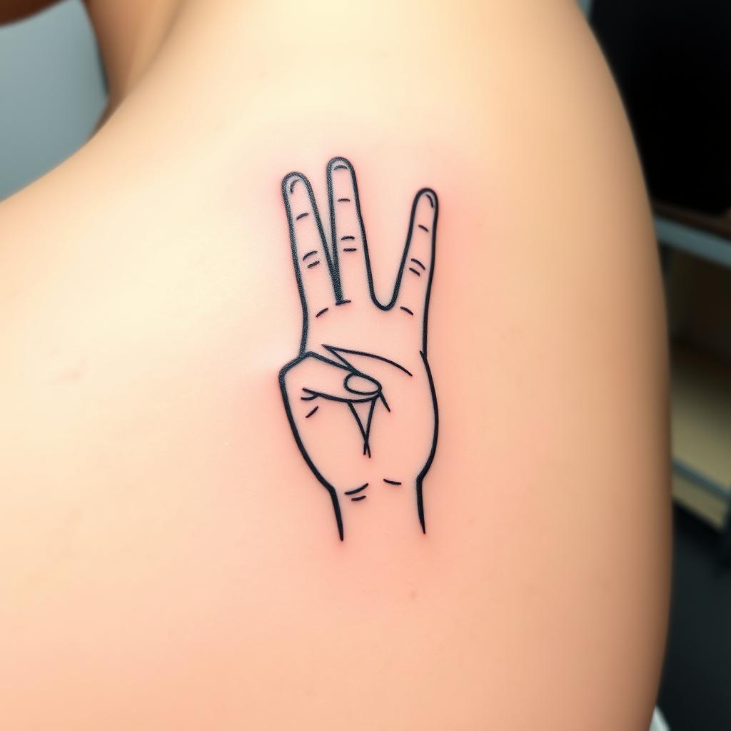 meaningful sign language tattoos