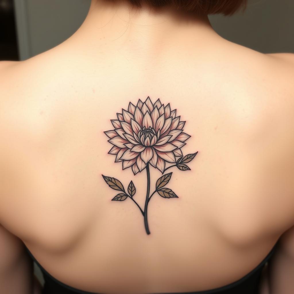 november birth flower tattoos simple