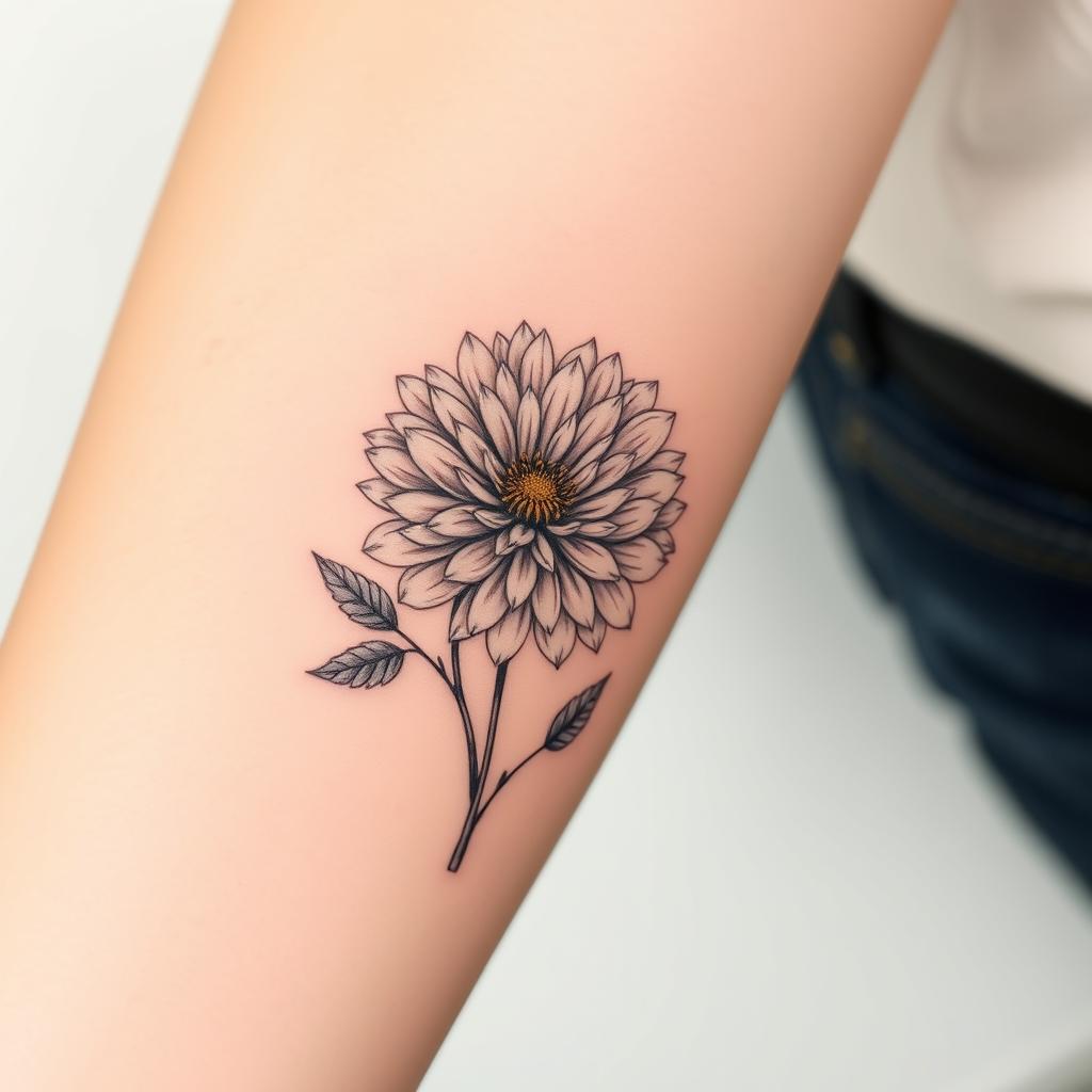 november birth flower tattoos small