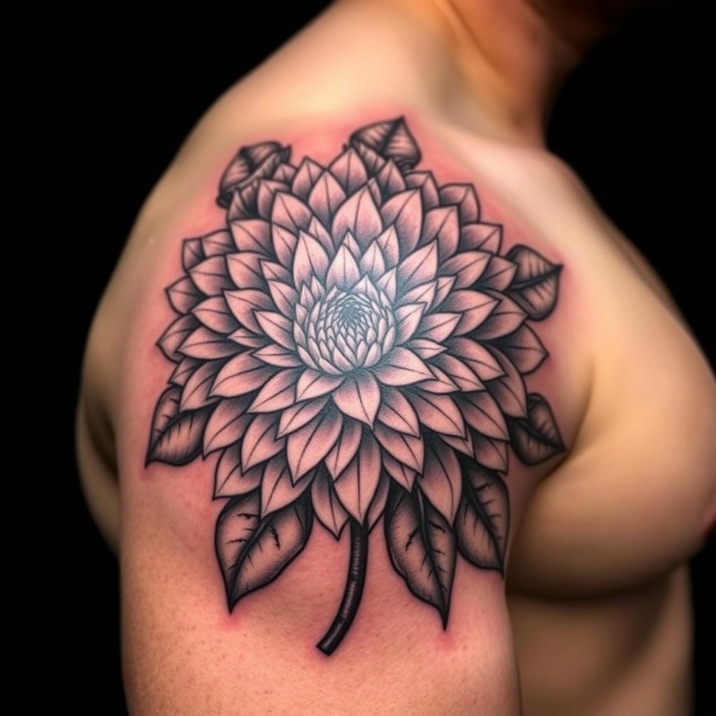 october birth flower tattoos for males