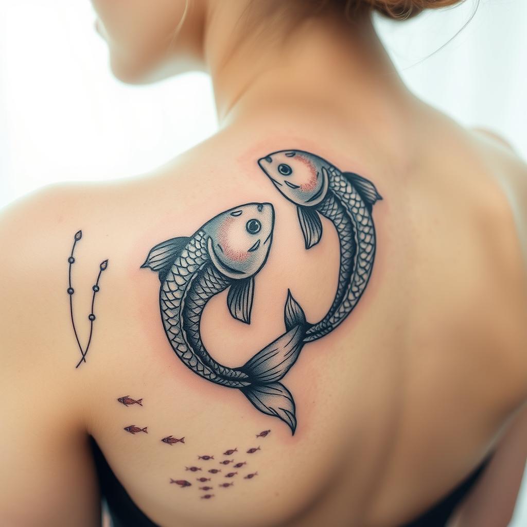 pisces zodiac sign tattoos
