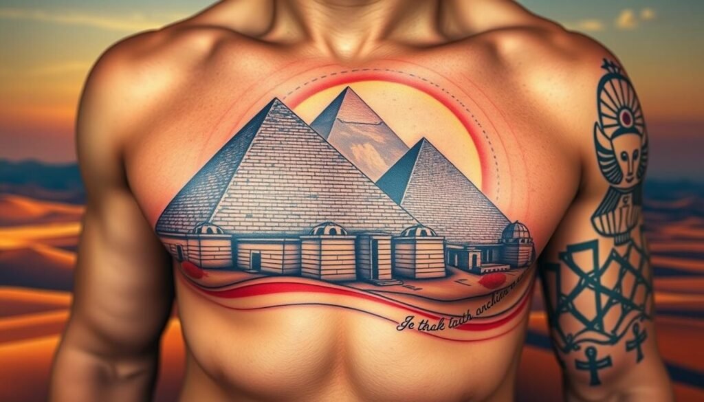 pyramids tattoo ideas