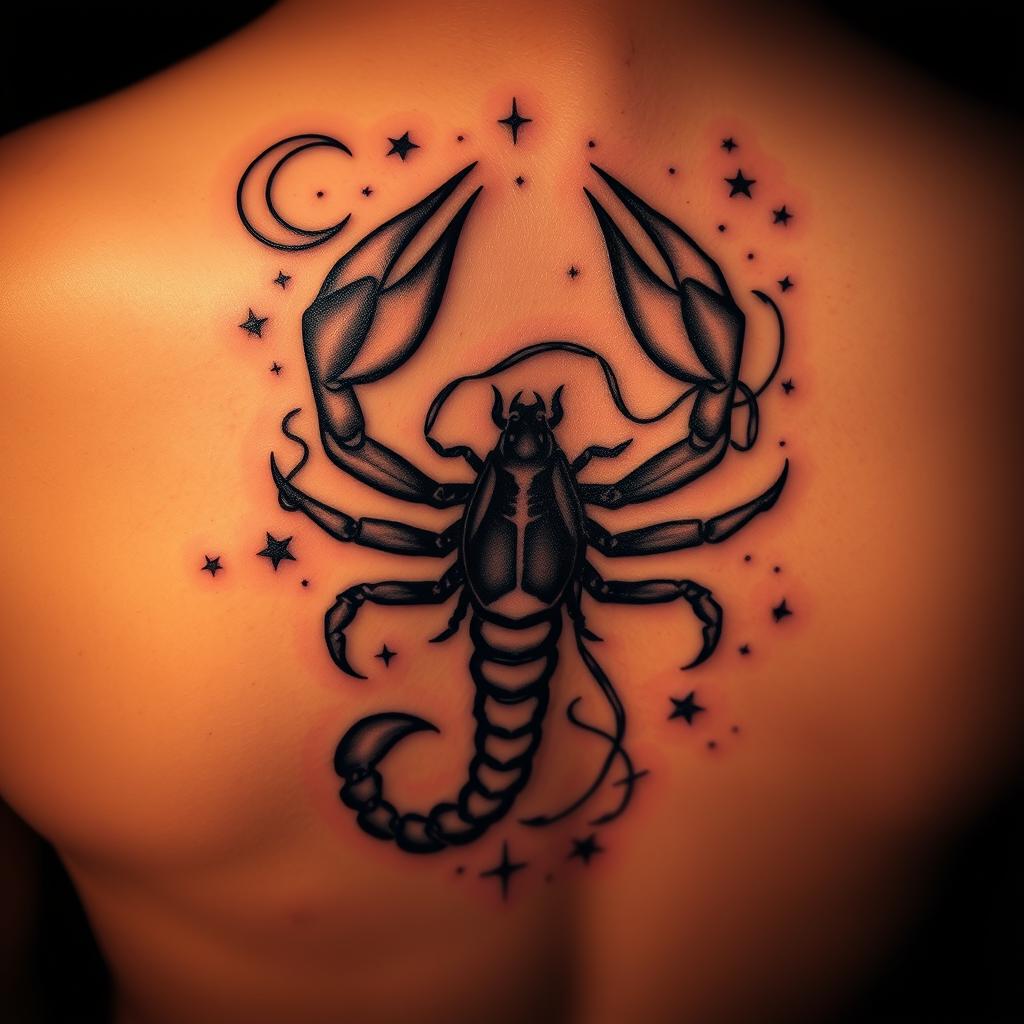 scorpio sign tattoos