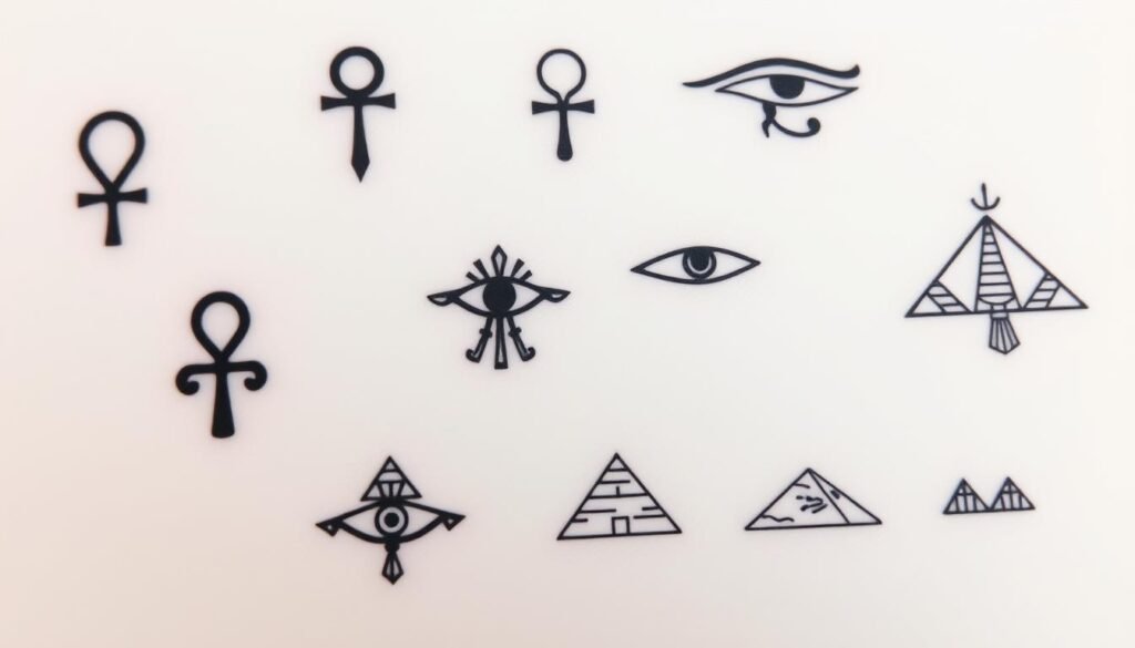 small egyptian tattoos