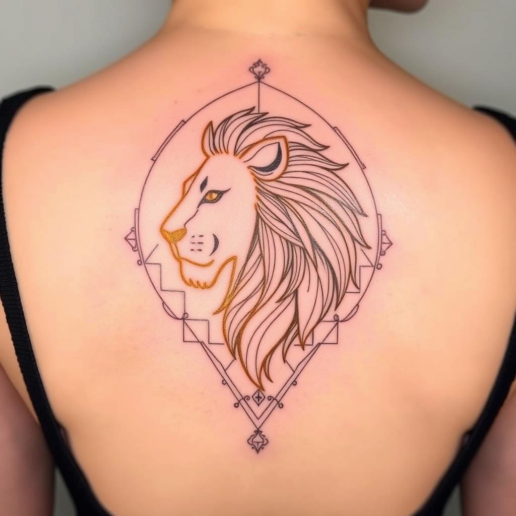 unique leo tattoo symbols