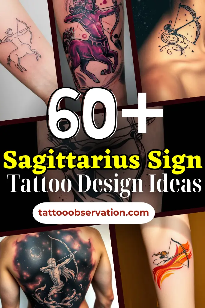 60+ Sagittarius Sign Tattoos Symbolism and Stunning Designs