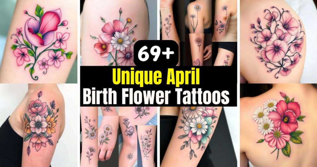 April Birth Flower Tattoos