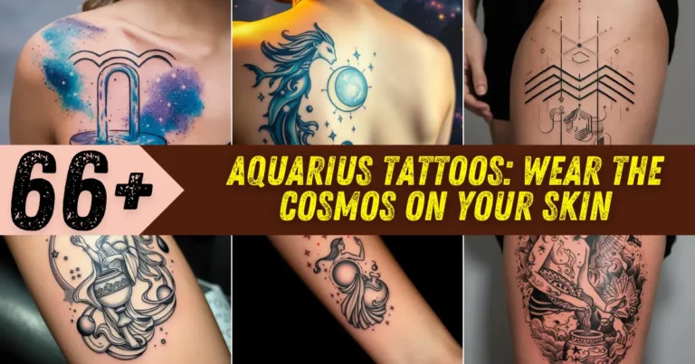 Aquarius Tattoos: Wear the Cosmos on Your Skin