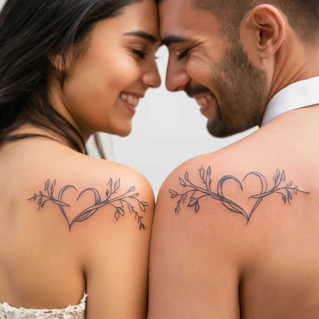 Choosing the Perfect Placement for Couple Heart Tattoos