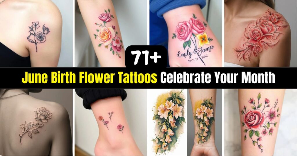 June Birth Flower Tattoos