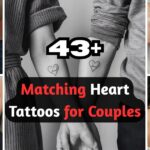 Matching Heart Tattoos for Couples