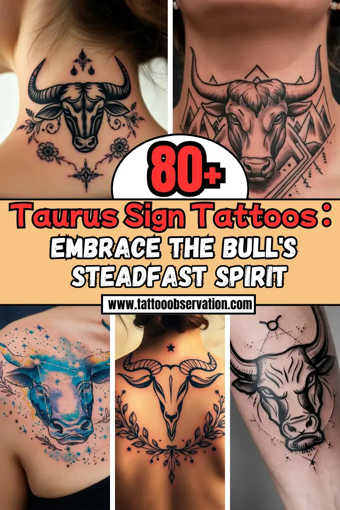 80+ Taurus Sign Tattoos