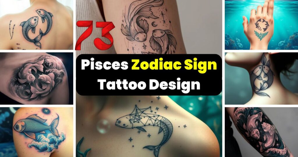 Pisces Zodiac Sign Tattoos